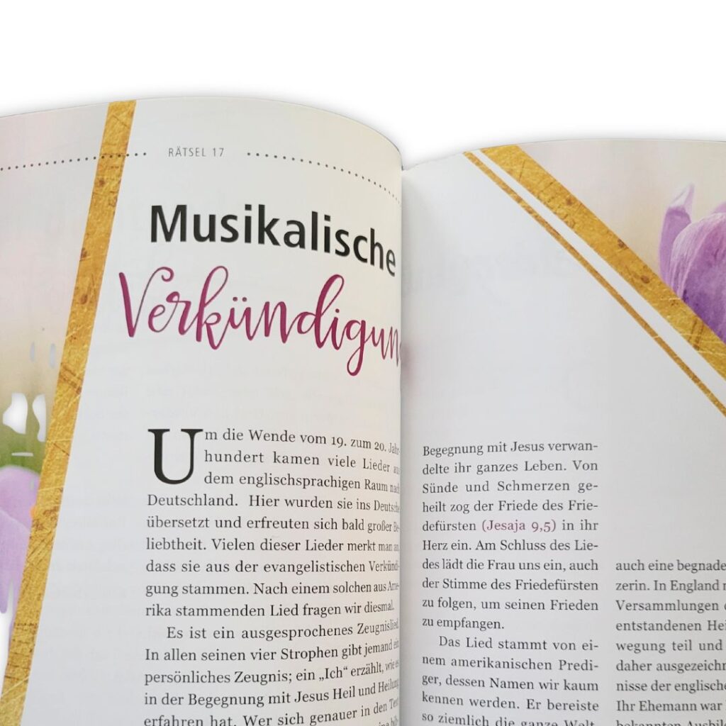 Blick ins Heft