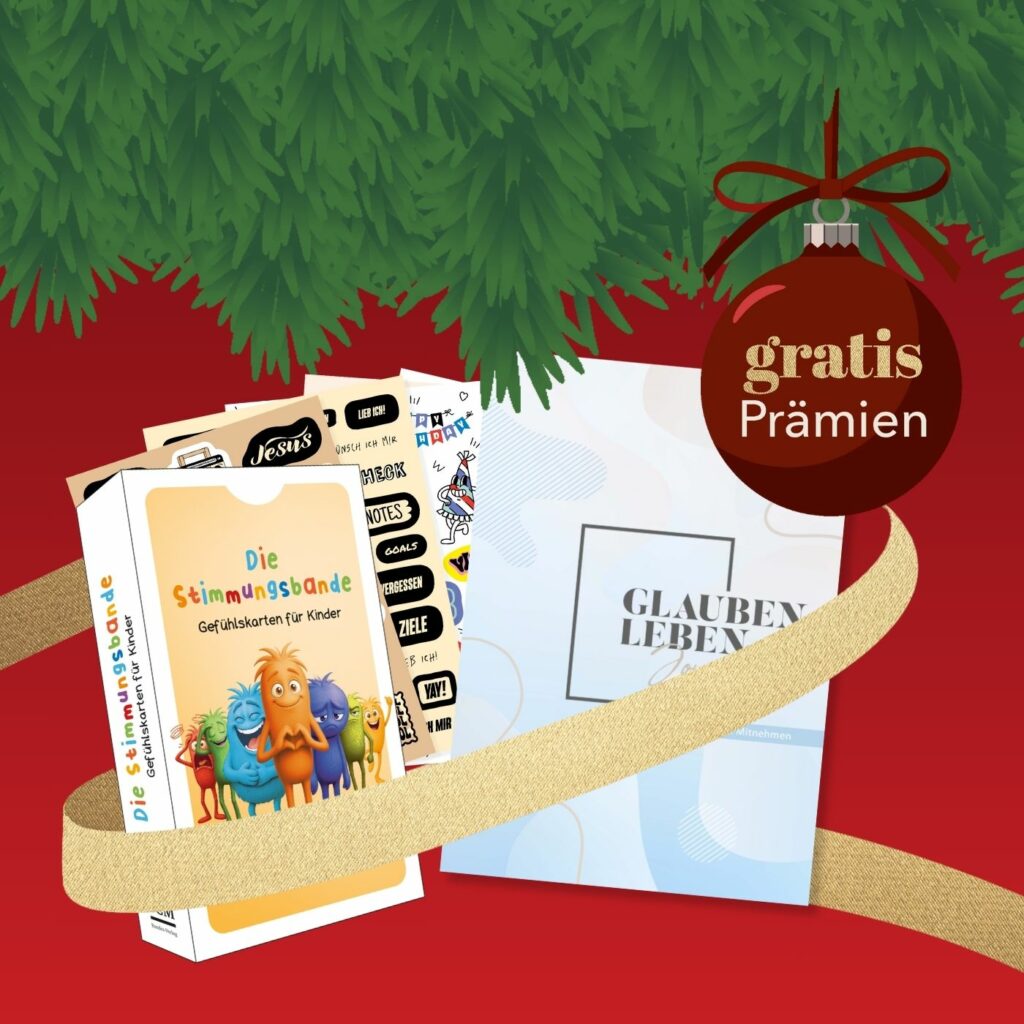 Bild mit den drei Praemien, die zum Abo angeboten werden.