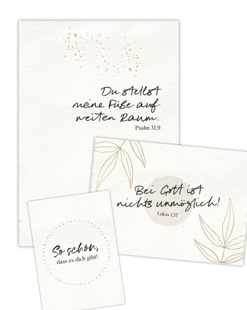 Bilderset aus drei Bildern